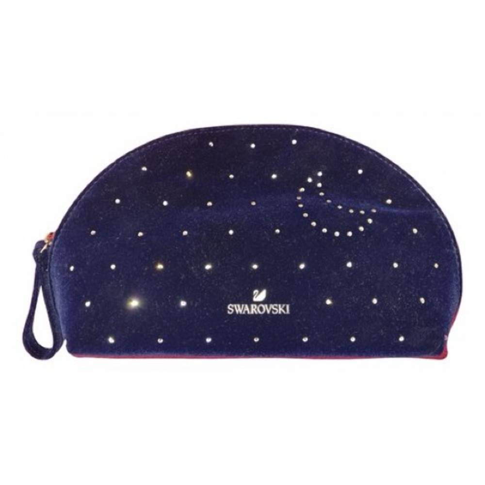 Swarovski Midnight Blue  Velvet Crystal Clutch